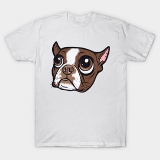 Brown Boston Terrier T-Shirt